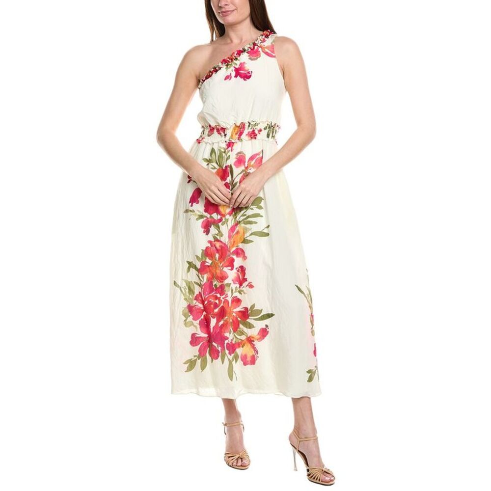 Taylor Womens  Ivory Fit & Flare Dress